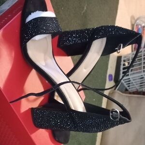 Homecoming Heels With Bedazzled Diamond Pieces